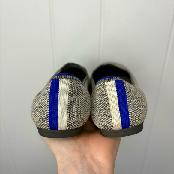 Rothy's The Kids Loafer in Metallic Silver Gray Washable Outdoor Kid’s Size 13 - Picture 5 of 7